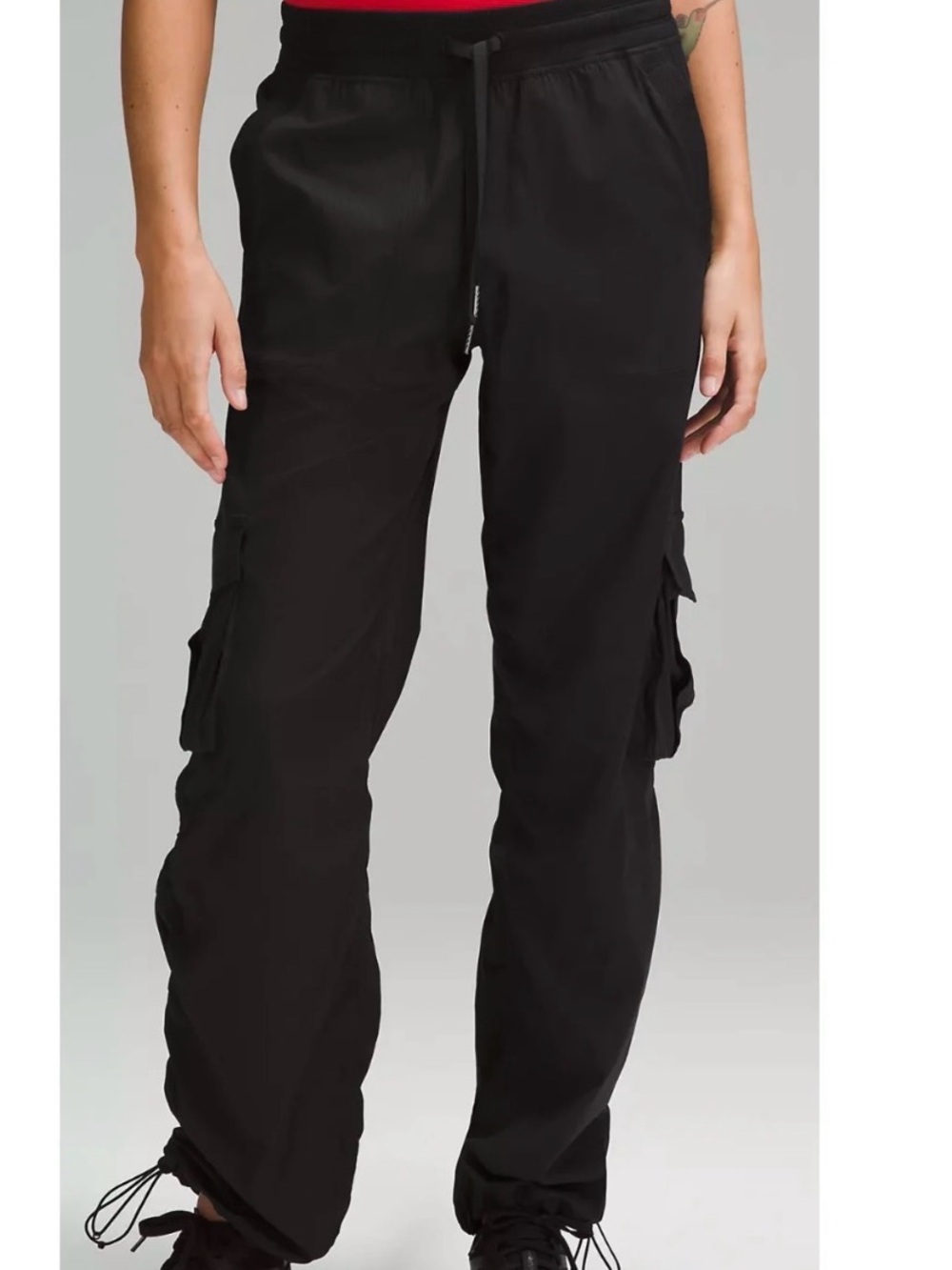 lululemon athletica Dance Studio Relaxed Fit Mid Rise Cargo Pant - black